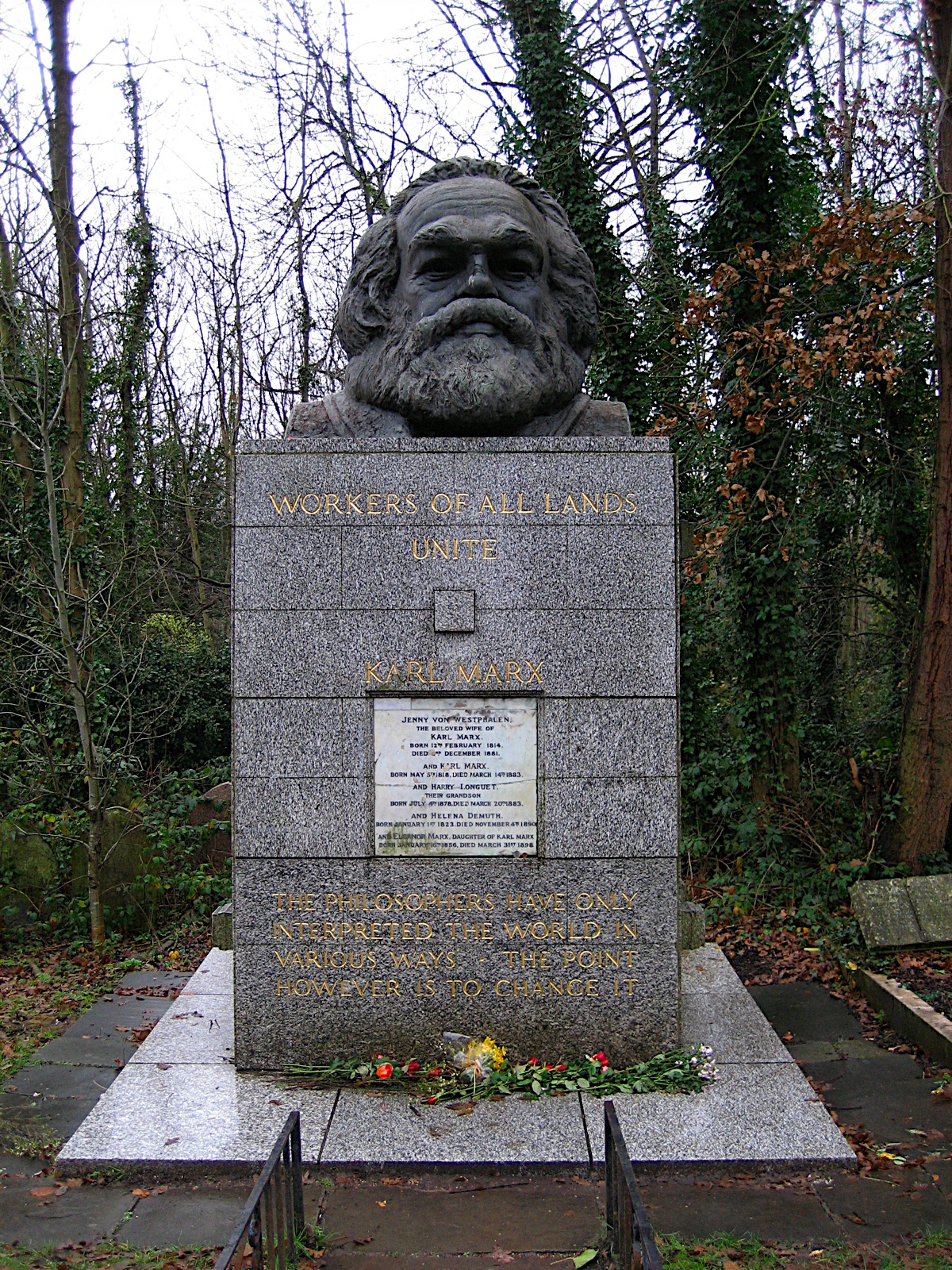 Grób Karola Marksa w Londynie